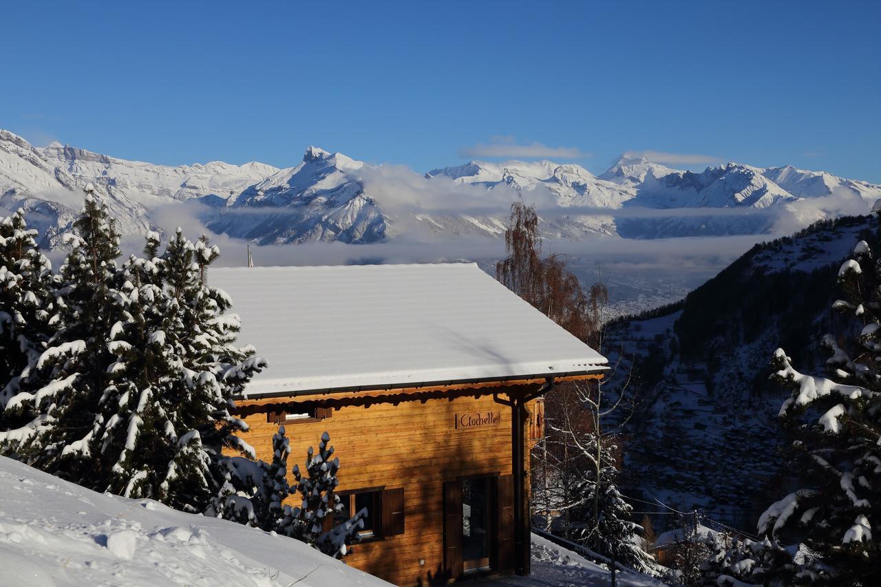 Chalet Clochette 4 Valles-Verbier La Tzoumaz Exterior foto